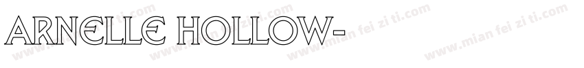 Arnelle Hollow字体转换